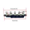Convenient Piano Type Pushbutton Switch User Friendly Pushbutton Switch Metal Key Switch Perfect for Kitchen Appliances