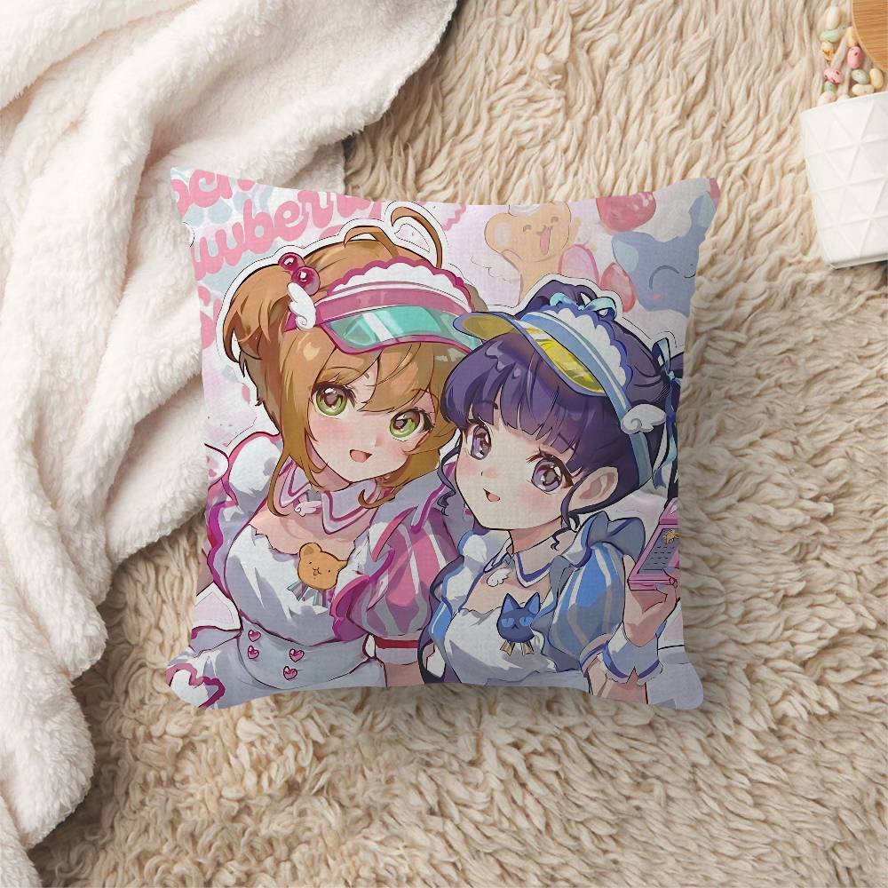 Cardcaptor Anime Sakura Pillow Anime Pillow Sofa Bed Head Pillow Cover Cushion Cover X Cm Fashion