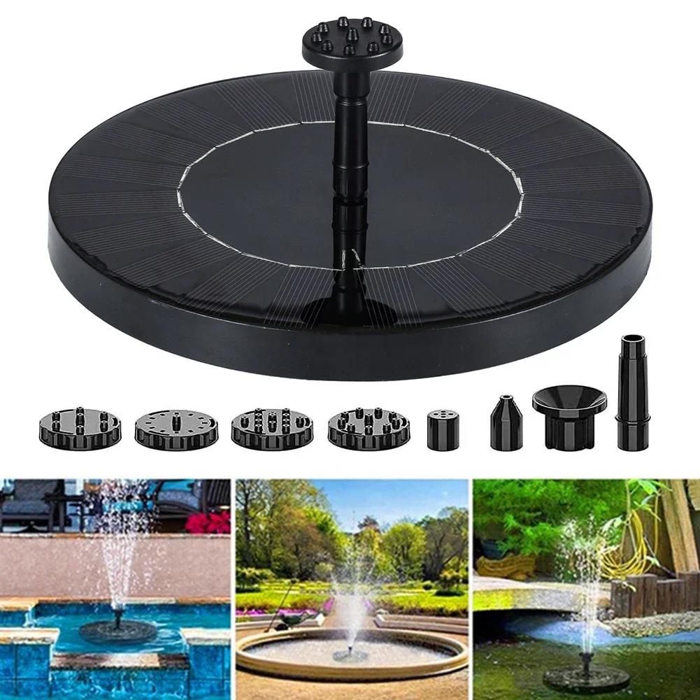 Garden Outdoor Pond Water Feature Floating Water Pump Universal Pool Decor Solar Fountain Pump For Fish Tank