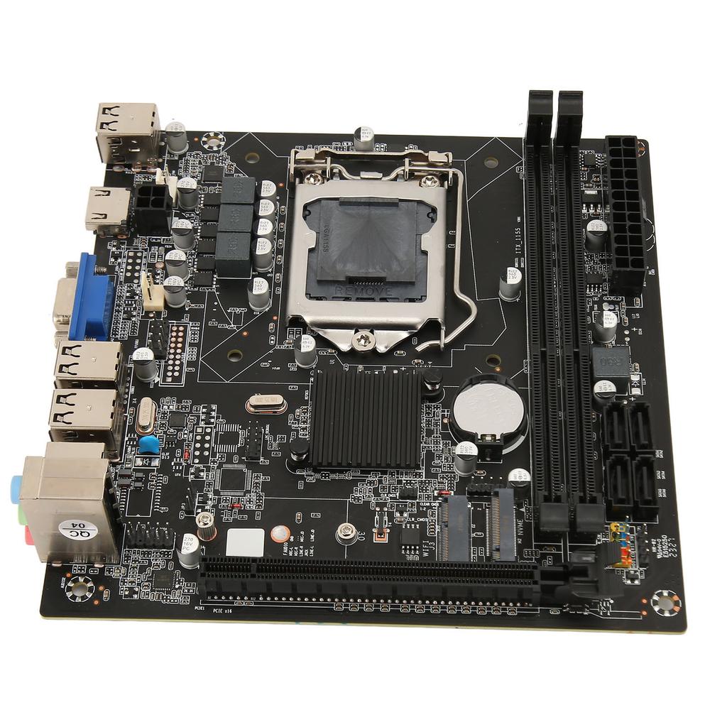 Desktop Motherboard LGA1155 Slot Dual Channel DDR3 4 SATA 2.0 M.2 NVME PCIe 2.0 X16 VGA HD Output ITX Motherboard
