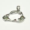 BreezyIsland Sterling Silver 925 Pendant [Triple Dolphin] A motif that brings happiness from the sea
