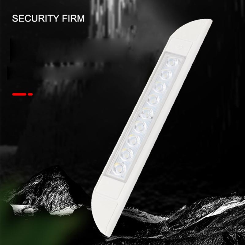 Motorhome Ceiling Light RV Yacht 12-28V LED Awning Lamp Sunshade Panel Light Bar Boat Trailer LED Spotlights