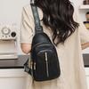 Women's Chest Bag Soft Leather Crossbody Bag Travel Shoulder Bag