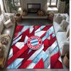 Bayern Munich Printed Flannel Area Rug Non Slip Soft Polyester Floor Carpet Indoor Decor Mat for Bedroom Living Room Sofa Game Room Home Decoration