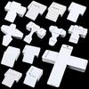 50 pièces Carte d'affichage pour boucles d'oreilles Papier blanc Carton d'emballage pour bijoux Pour DIY Collier Bracelet Matériel Fournitures pour petite entreprise