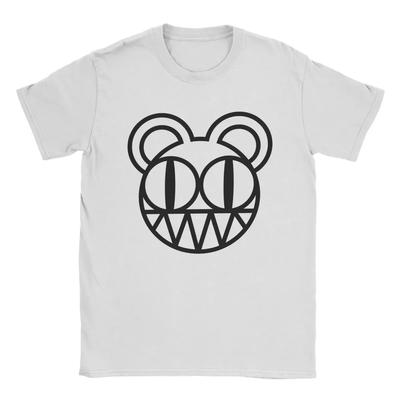 Radiohead Logo T Shirt Men's Pure Cotton Novelty T-Shirt O Neck Tees Short Sleeve Clothing Plus #Color(2)