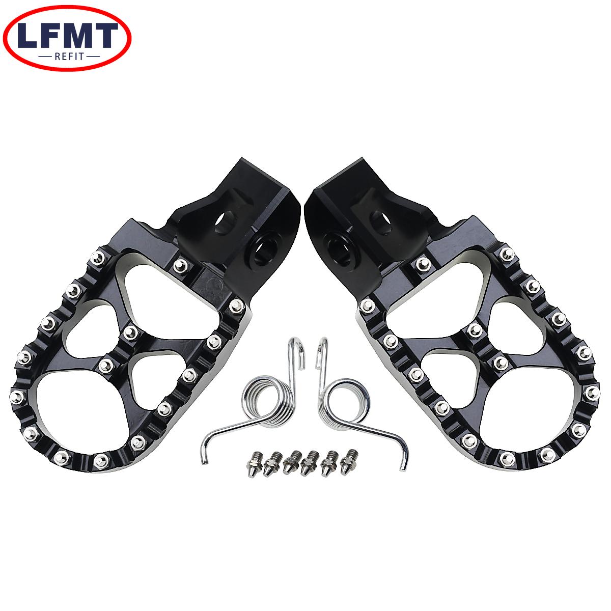 

For KTM XC XCF SX SXF EXC EXCF XCW XCFW 125 150 250 300 350 450 500 2017-2023 Motorcycle CNC Foot Pegs Footpeg Pedals FootRest чорний