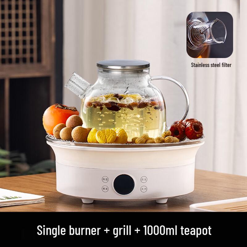 Набор для чая с электрической керамической плитой для помещений