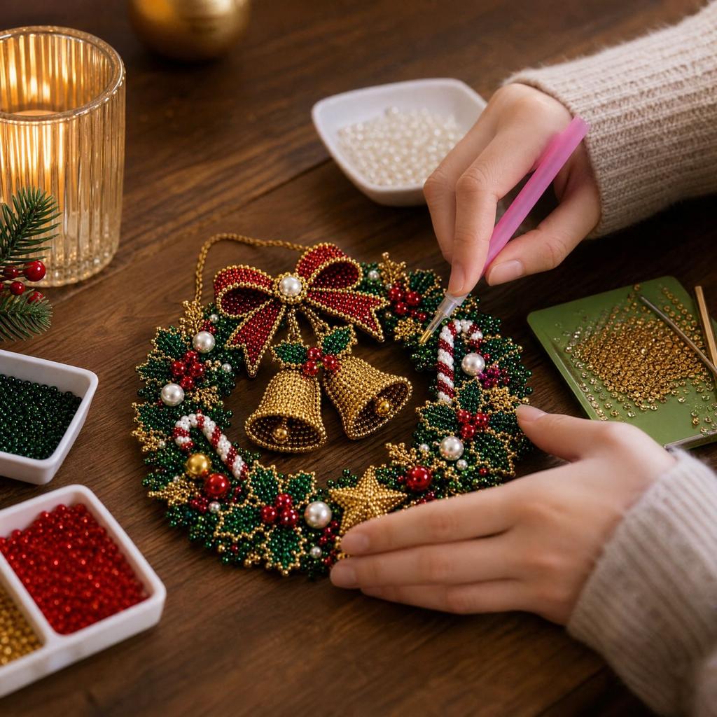 Pendant Set - Christmas Bell Design for DIY Jewelry Making