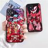 H-Hazbin Hotel Matte Cover Phone Case For iPhone 16 15 14 11 12 13 Mini Pro Max X XR XS shockproof
