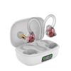 72 Sports TWS Noise-Cancelling Bluetooth Earbuds with Smart Touch, Digital Display, and Earhook Design