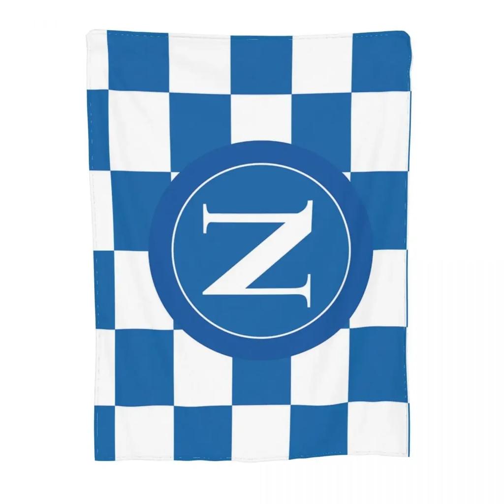 Coperta di lana SSC Napoli da calcio, coperta creativa per divano letto, 200x150 cm, coperta trapuntata sottile e morbida