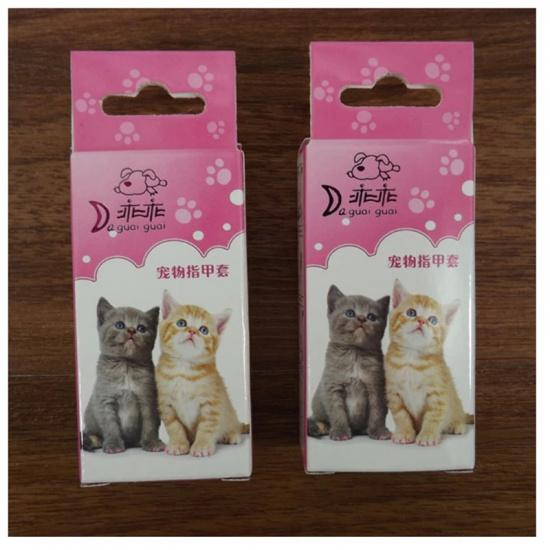 20PCS Soft Cat Dog Nail Caps Cat Nail Cover Pet Silicon Nail Protector With Free Glue And Applictor Size XS S M L