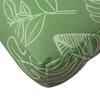 2 Piece Palette Cushions Leaf Pattern Fabric