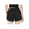 Puma Solid Color Logo Print Straight Leg Sports Shorts Women Bottoms Black 671773-01