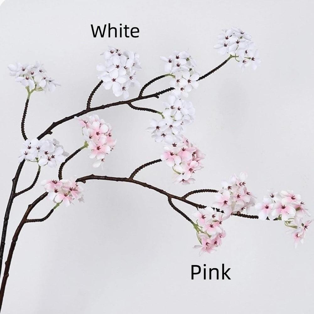 

Silk Artificial Pear Blossom Branches Flexible Fake Sakura Branches Bouquets 1pc