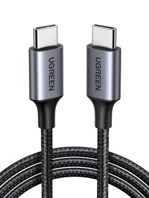 Ugreen Kabel USB typu C Kompatybilny 60W Szybki kabel USB C do ładowania iPhone'a Kabel USB typu C ze wzmocnionym miejscem zgięcia Kompatybilny z iPhone'em MacBookiem iPadem i