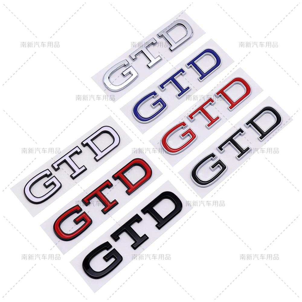 Adesivi Emblema Lettere Logo GTD Decalcomania Baule Posteriore Auto 3D ABS 4 5 6 7 MK4 MK5 MK6 MK7 Accessori