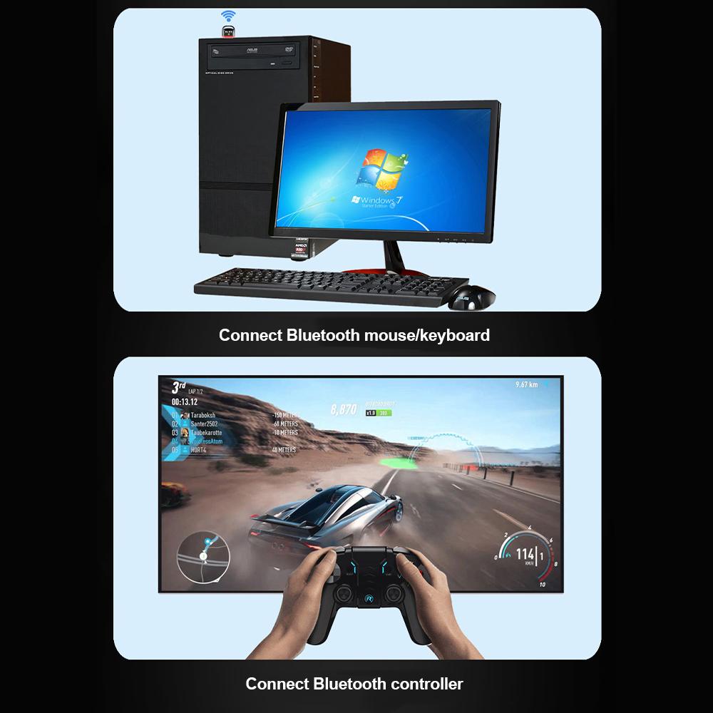 USB Bluetooth 5.4 Dongle Adapter for PC Speaker Wireless Mouse Keyboard Music Audio Receiver Transmitter Drive Free
