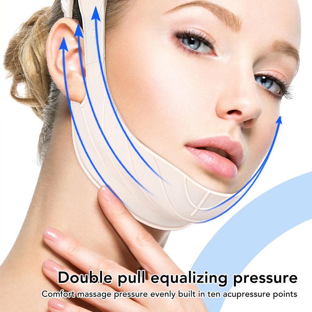 V-Linie Kinnstraffungsbandage Abnehmbar Freie Anpassung Gesichtsschlankmacher Doppelkinnstraffer Lifting-Gürtel