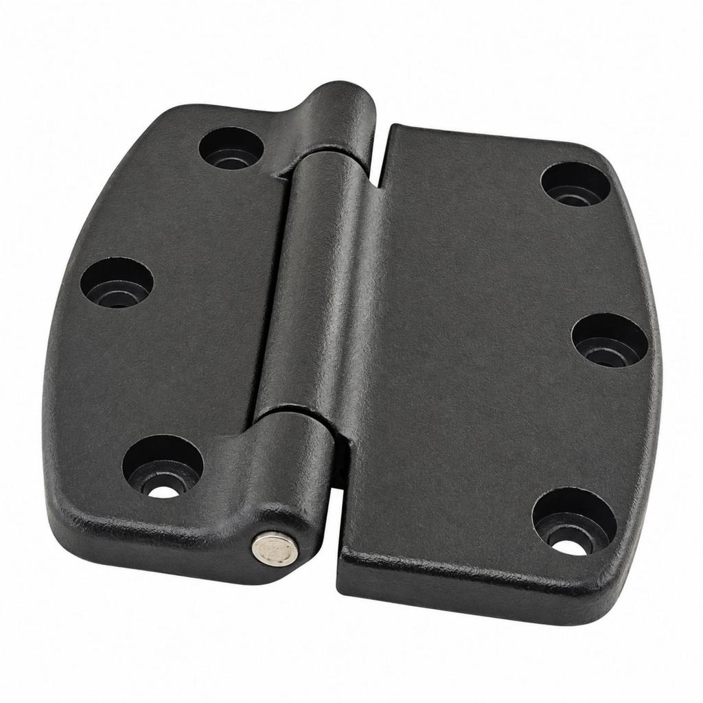 PowderCoated Door Hinge with VibrationDamping Strip HeavyDuty for Modified Vehicles, Control