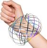 3D Magic Bracelet Pressure Release Sensory Flow Ring Dynamic Spring Toy Stainless Steel Flow Color Ring Children'S Fun Toys