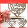 Beautifully Crafted Wooden Heart Plaque Perfect Happy Mothers Day Gift Decor