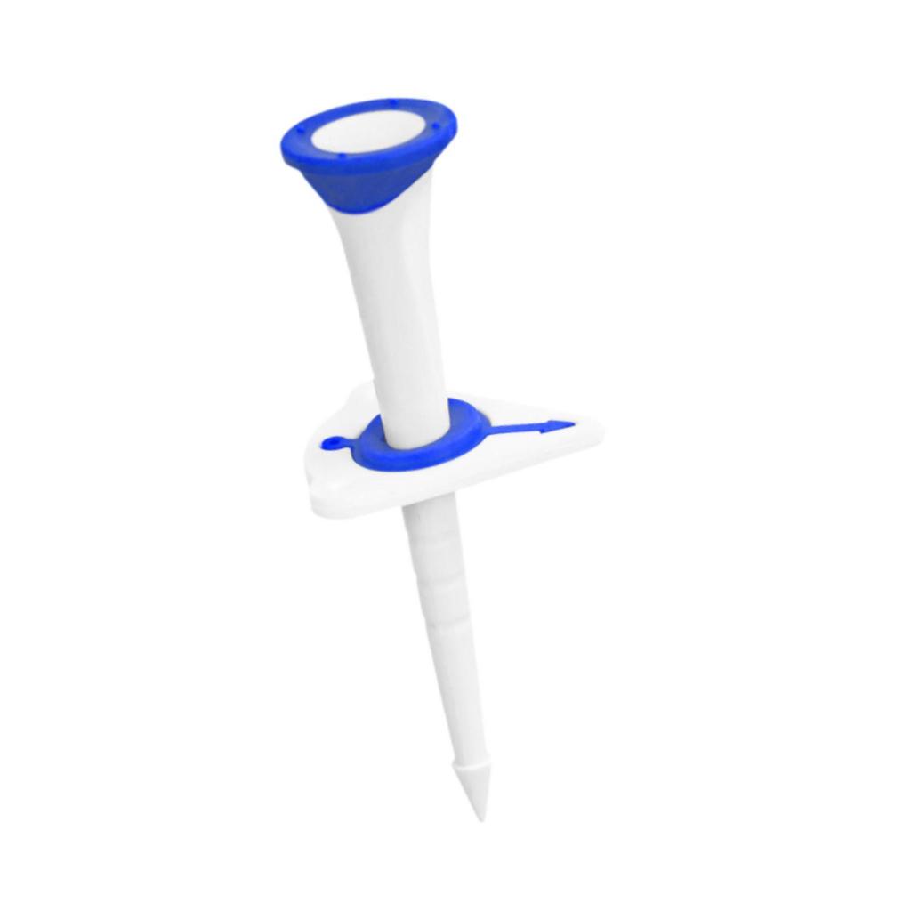 Adjustable Plastic Golf Tee Ball Marker Reusable Direction Support Accuracy Tool For Golfer Backyard Training Practice