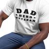Dad Hero Veteran T Shirt Army Military Fathers Day Daddys Birthday S