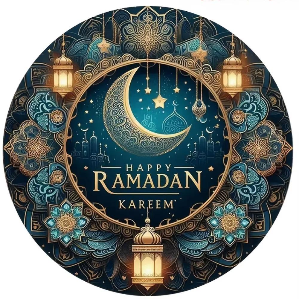 

1PC Ramadan Kareem Car Hanging Ornament, Islamic Moon Design, Housewarming Gift, Versatile Festive Decoration for Christmas 20x20cm белый