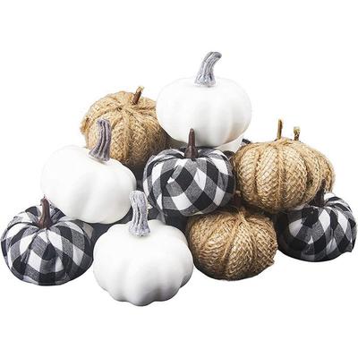 Colorful Cloth Pumpkin Halloween Pumpkin Decor Simulation Pumpkin Decoration