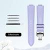 Curved mouth layer cowhide watch strap women for Original CARTIER BALLON BLEU DE CARTIER W69016Z4 WJBB0033 HIPINE men watchband