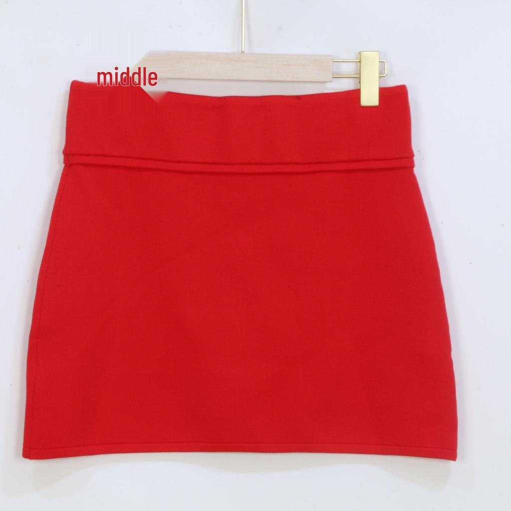 2025 Spring/Summer French Round Neck Sleeveless Knitted Vest & Short Skirt Set