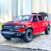 BDTCTK Dodge Ram Mammoth Pick-Up Truck Model Car, Zinc Alloy Pull Back Toy car with Sound and Light for Kids Boy Girl Gift(Red)