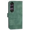 DIERFENG DF-03 For Sony Xperia 1 VII Case Lines Imprint Wallet Leather Phone Cover