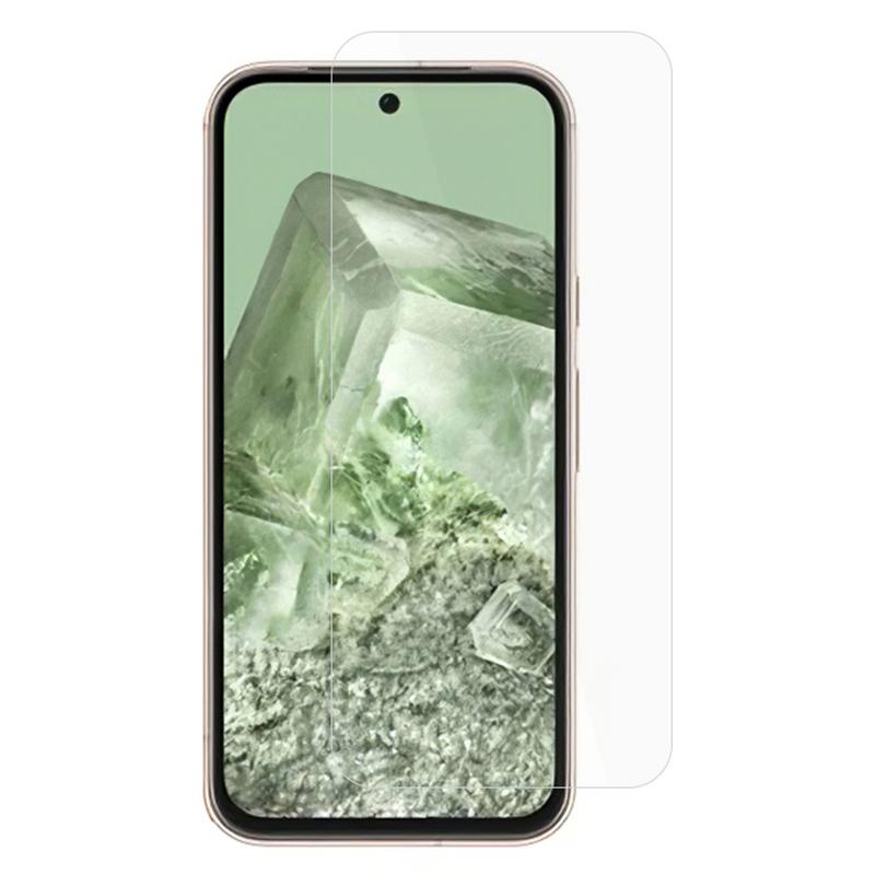 For Google Pixel 8a Screen Protector 0.3mm Arc Edge Shatterproof Tempered Glass Film