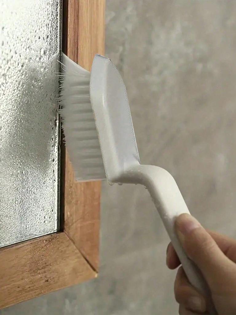 Bathroom Cleaning Brush Includes Small Brush For Tile Corners, No Blind Spot, Great For Cleaning Floors And Bathroom Grout Lines