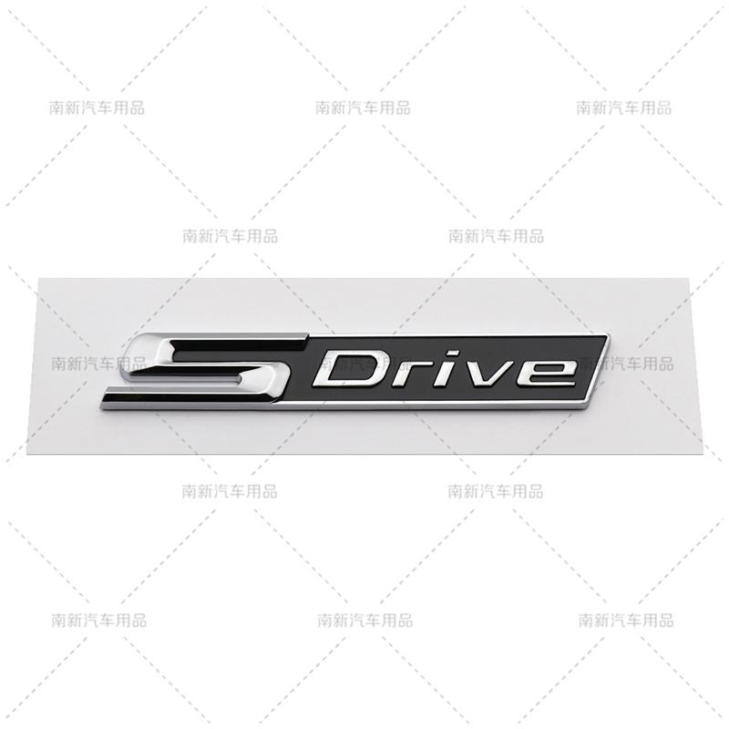 3D ABS Car XDrive SDrive Logo Emblem Badge Rear Boot Trunk Sticker Side Fender Decals For BMW 3 4 5 6 7 Series X1 X3 X5 X6 M3