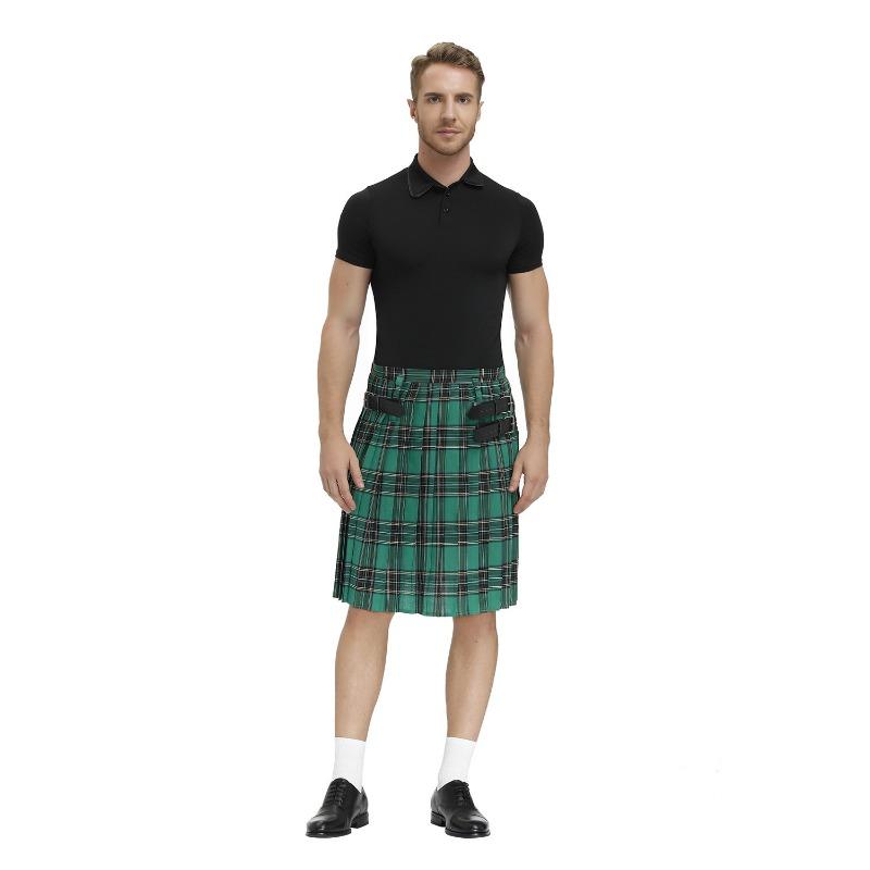 Men's plaid skirt, Scottish holiday skirt, men's plaid skirt, boys' skirt, stage performance skirt