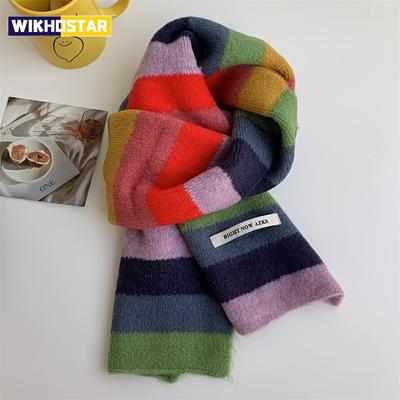 Korean Style Winter Thick Warm Scarf Women Cashmere Shawl and Wraps Pashmina Neckerchief Bufanda Female Long Tessel