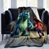 1pc, Soft and Cozy Monster Inc. Inspired Blanket, Perfect for All Seasons, Blanket Cozy for Bedroom, Living Room, Travel, Camping, Car Blankets, Beach