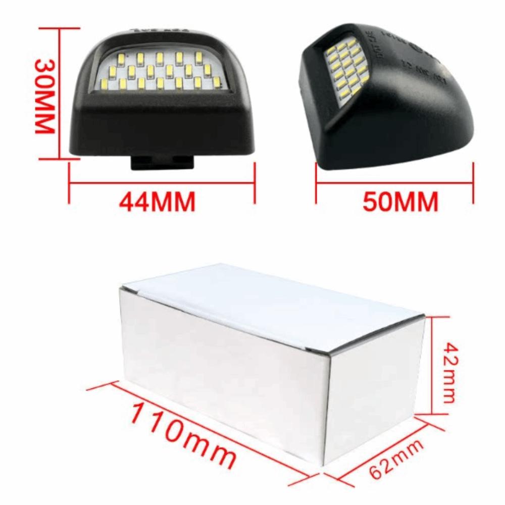 DC12V License Plate Lamp Bright Car License Lamp Durable License Plate Light  For Ford