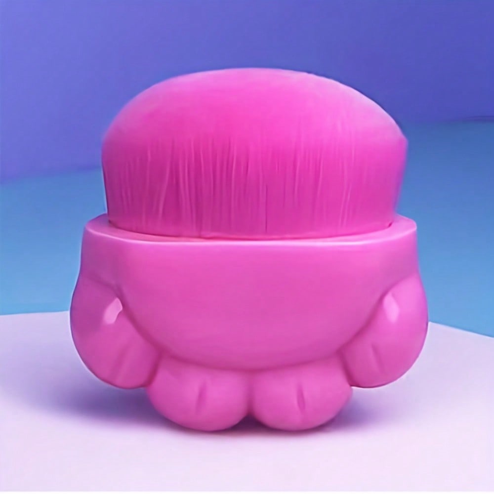 

1pcs Cat Claw Mini Makeup Brush, Soft Hair Powder Paint Foundation Make-Up Brush, Portable Set Makeup Tool With Box рожевий