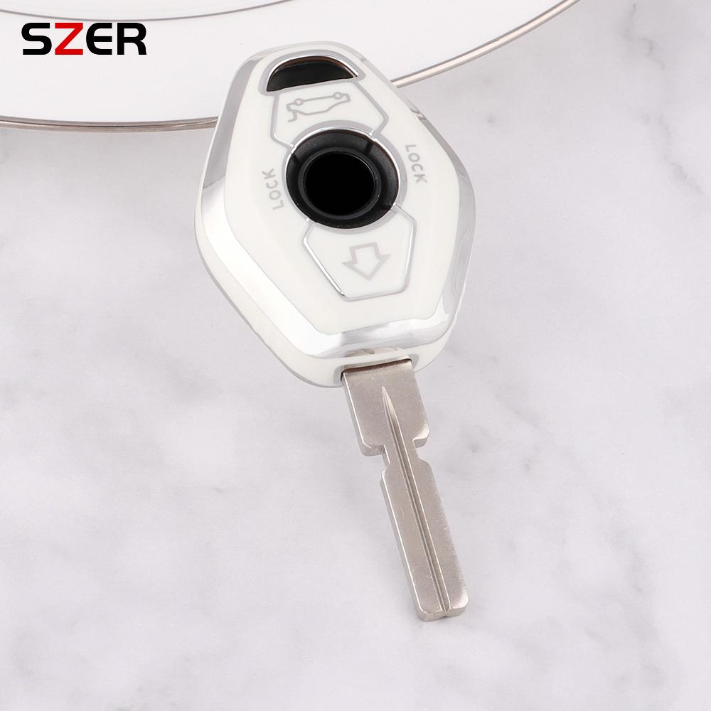 Tpu Keychain Holder Key Case For Bmw E46 E53 X5 X3 E83 X3 E39 Serie 7 5 3 330I Accessories Car Key Cover