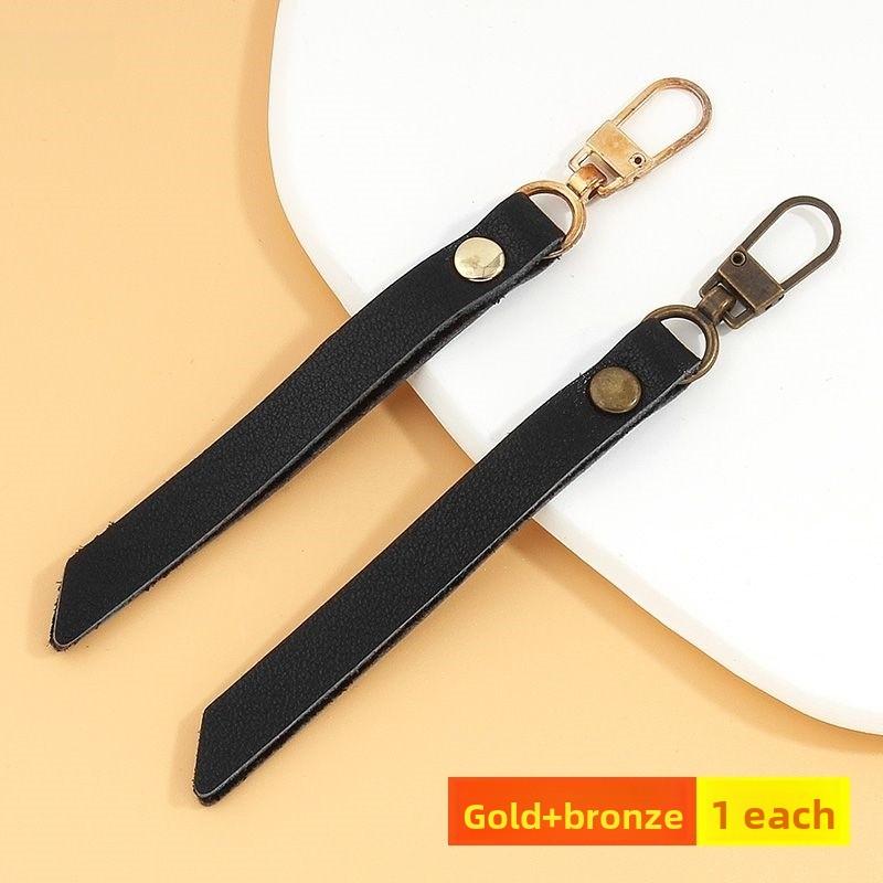 Detachable Leather Zipper Pulls Head for Bags Clothes Outerwear Replacement Accories Home Sewing DIY Materials Tools