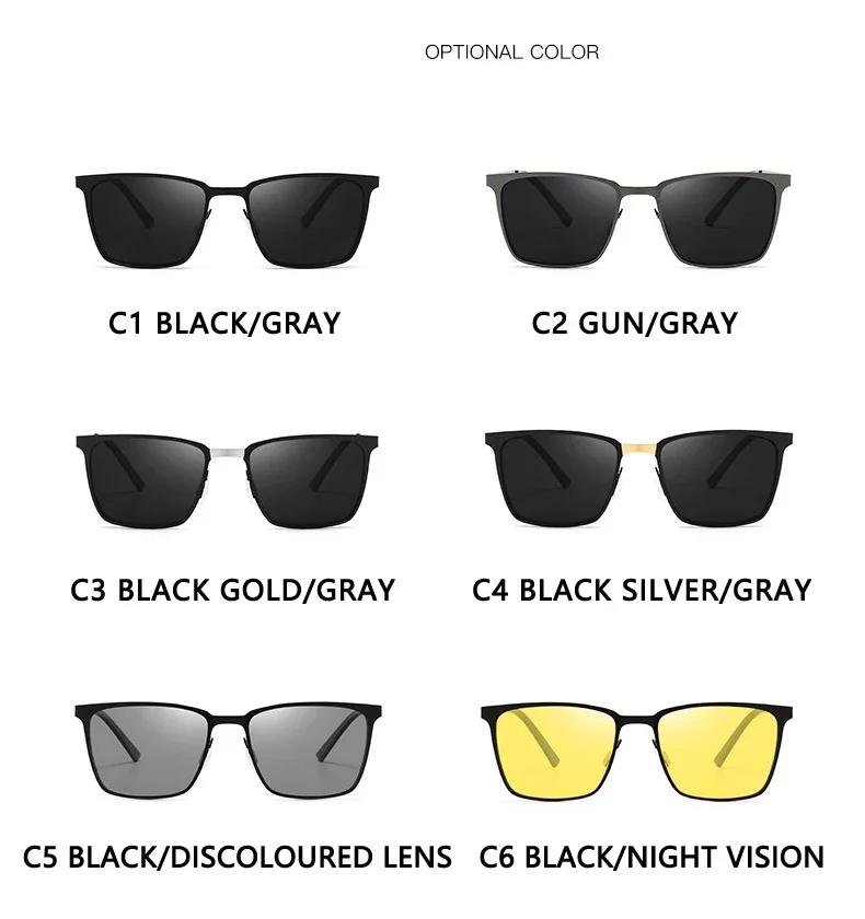 Classic Polarized Sunglasses Men Women Driving Square Frame Fashion Sun Glasses Male Goggle Gafas De Sol
