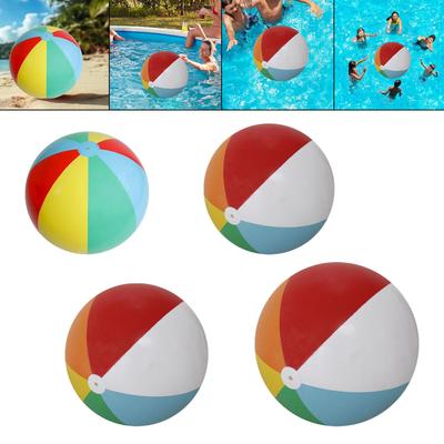 Giant Inflatable Beach Ball Large Bright Color PVC Sports Entertainment Toy Pool