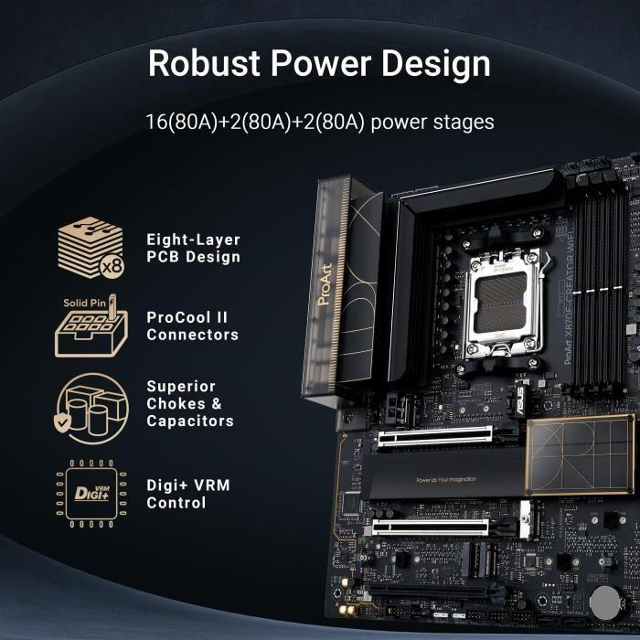 Carte mère - ASUS - PROART X870E-CREATOR WIFI