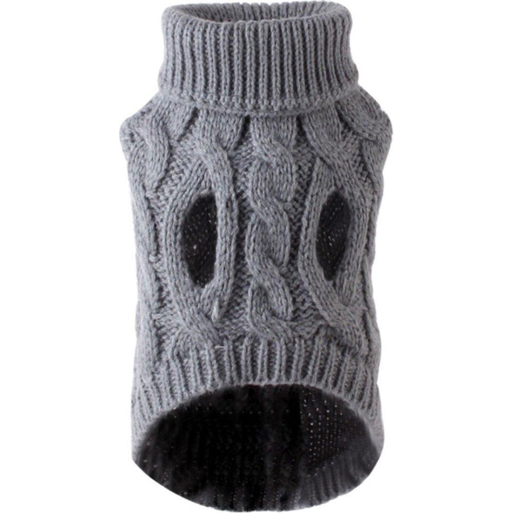 Warm Dog Cat Sweater Clothing Winter Turtleneck Knitted Pet Cat Puppy Clothes Costume For Small Dogs Cats Chihuahua Outfit Vest