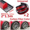 2.5" Wide Car Wheel Fender Flares Strip Rubber Trim Protector Universal 2X 59